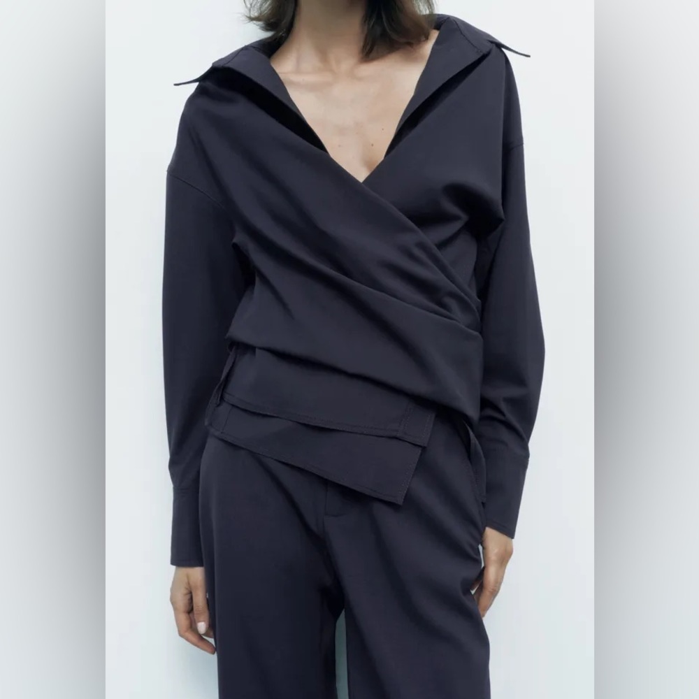 Zara Wrap Shirt